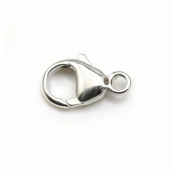 Fermoir mousqueton 7x13mm en argent 925 x 1pc