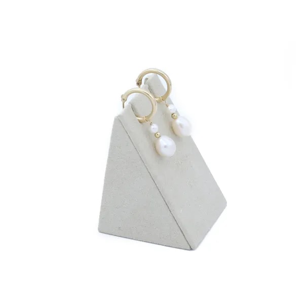 Boucle d’oreille en gold filled & perles de culture d'eau douce x 2pcs