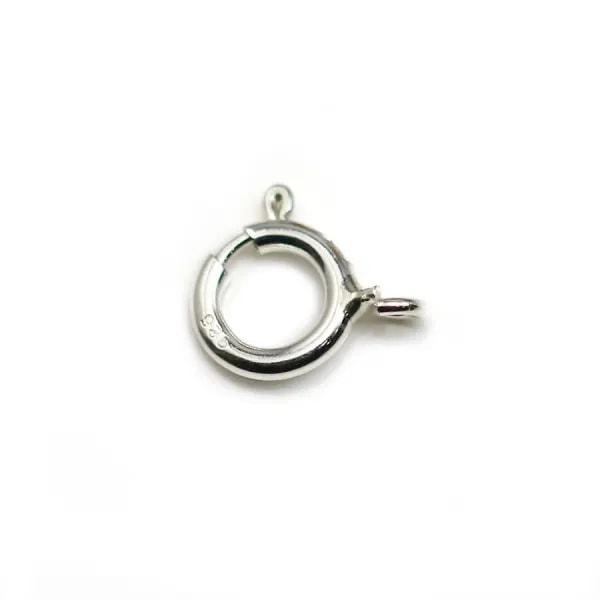 Fermoir à ressort 7 mm argent 925 x1 pc