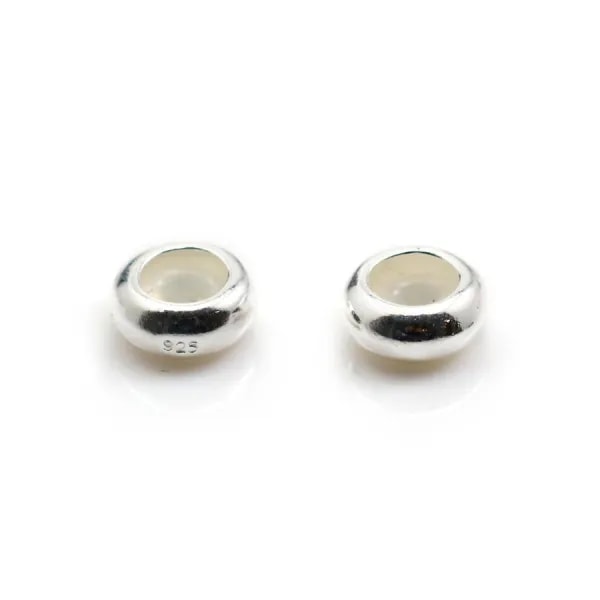 Stopper 7.5mm pour chaine en argent 925  x 1pc