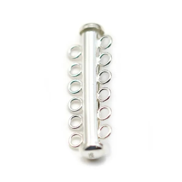 ARG 925 Fermoir Tube 6 Rang x 1pc