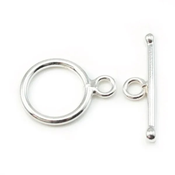 Argent 925 Fermoir OT  12mm x 1pc