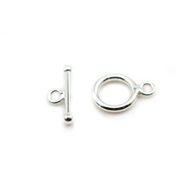 Silver 925 Clasp Toggle OT 13mm x 1pc