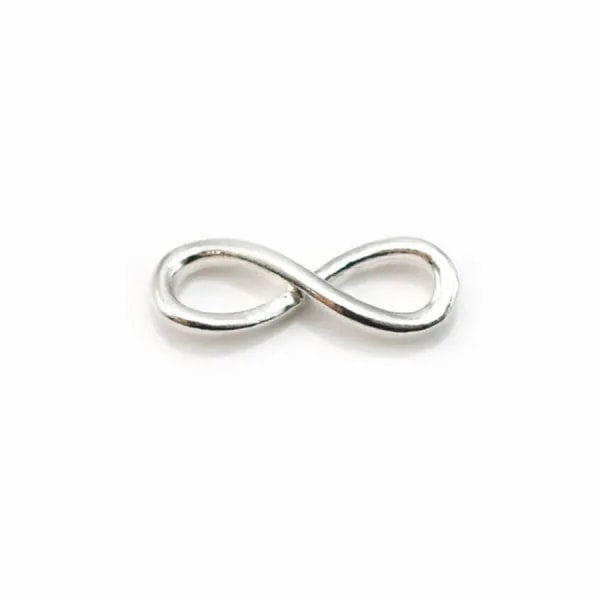 Intercalaire infini, argent 925, 5x15mm x 2pcs