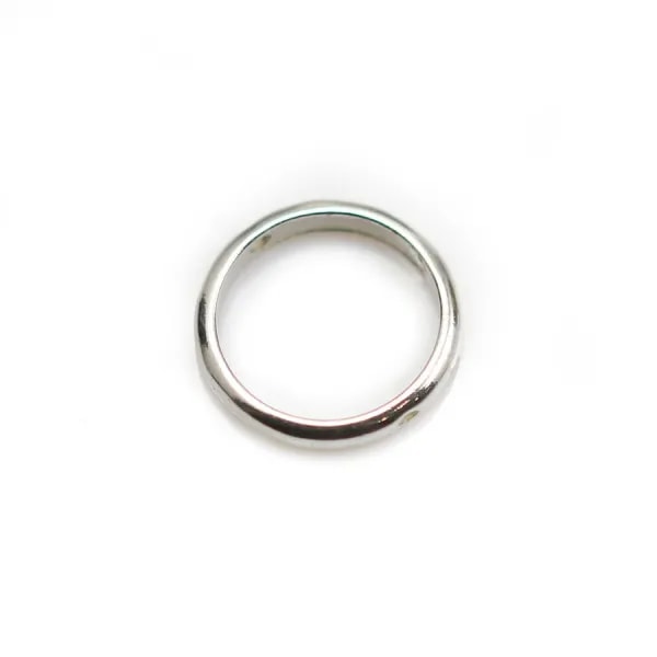 Intercalaire en argent 925, de forme ronde, avec 2 trous, 13mm x 2pcs