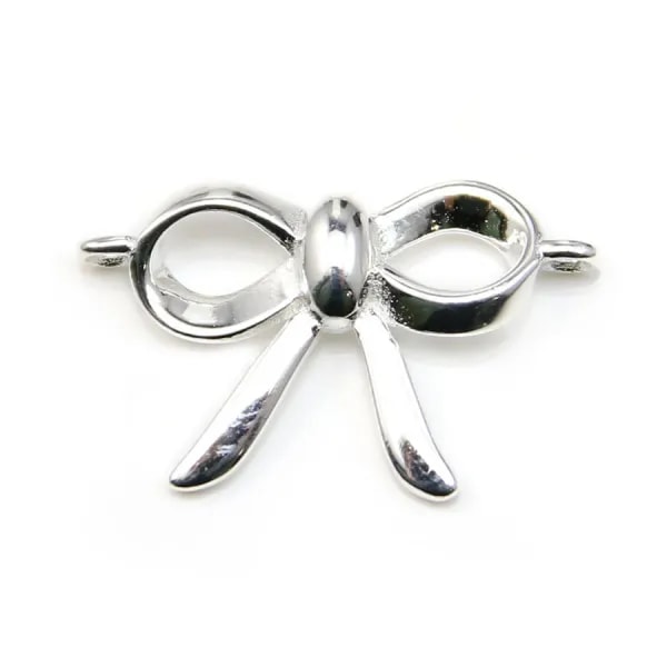 Intercalaire fleur en argent 925 16x18mm x 1pc