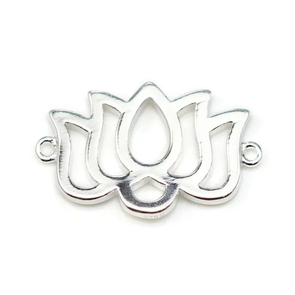 Intercalaire papillon en argent 925 14x20mm x 1pc