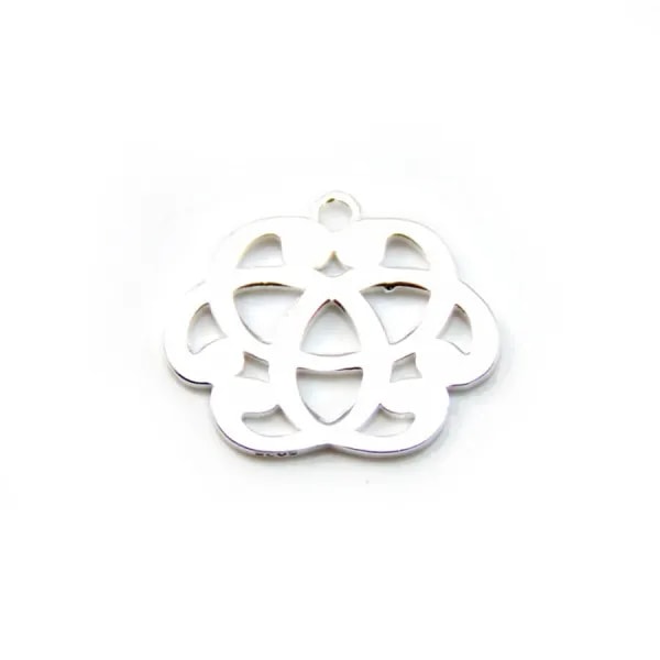 925 sterling silver celtic ,13.5x16mm x 1pc