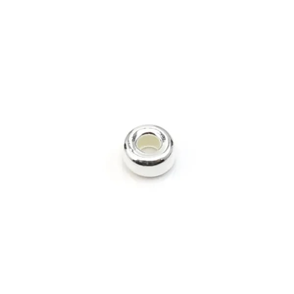 Perles rondelles en argent 925 5mm x 10pcs