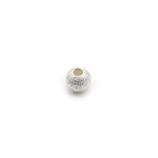Boule diamantée  Argent 925 5mm x 6pcs