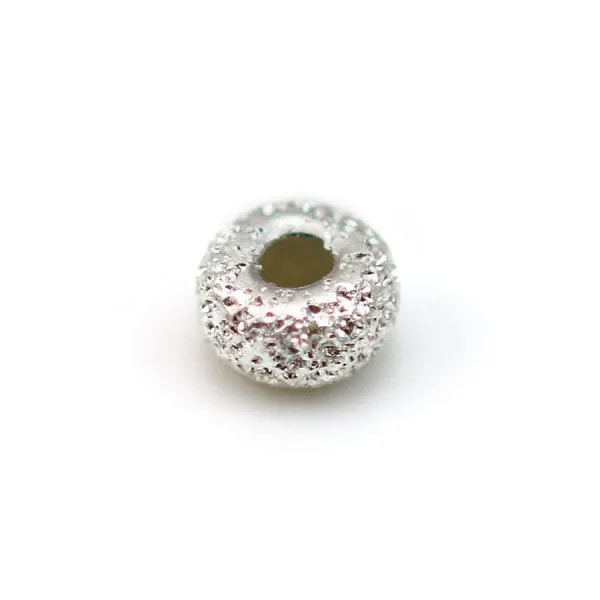 Disque en Argent 925 diamenté 3.2 x 2mm x 20pcs