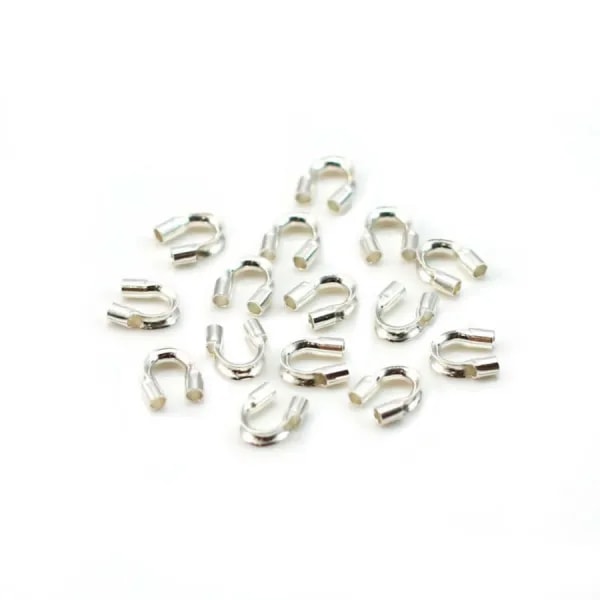 925 sterling silver wire guardian 1.0mm x 10pcs