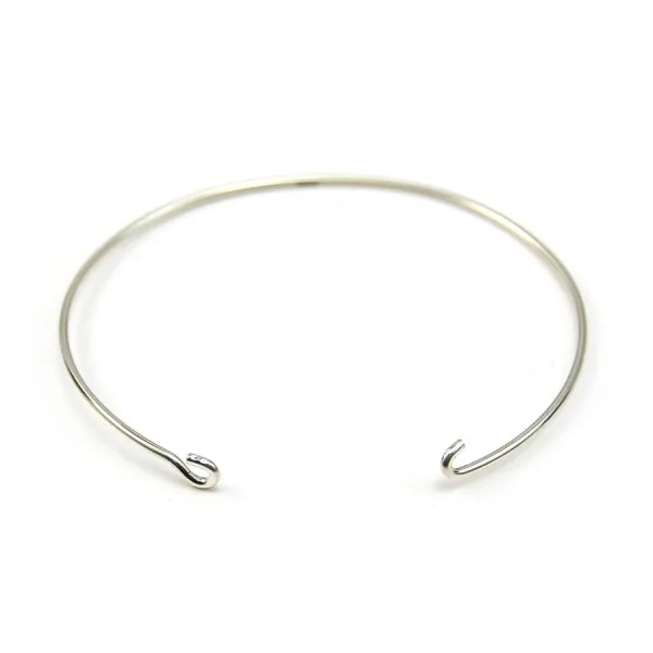 925 sterling silver  60mm flexible x 1pc