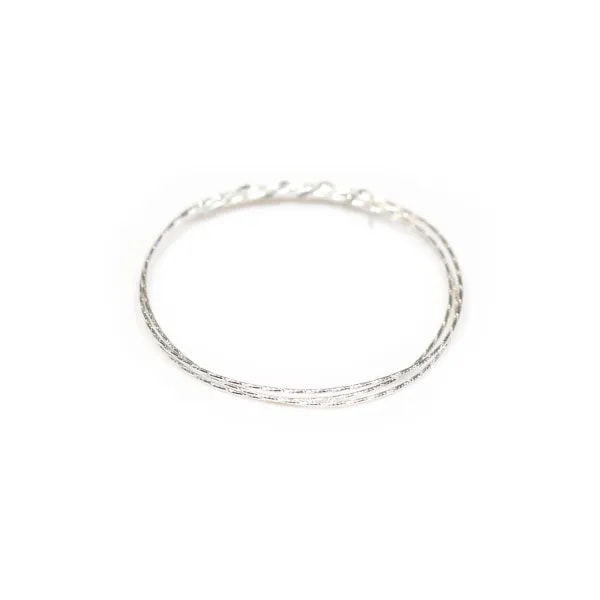 Fil sparkle en argent 925, 0.8mm x 50cm