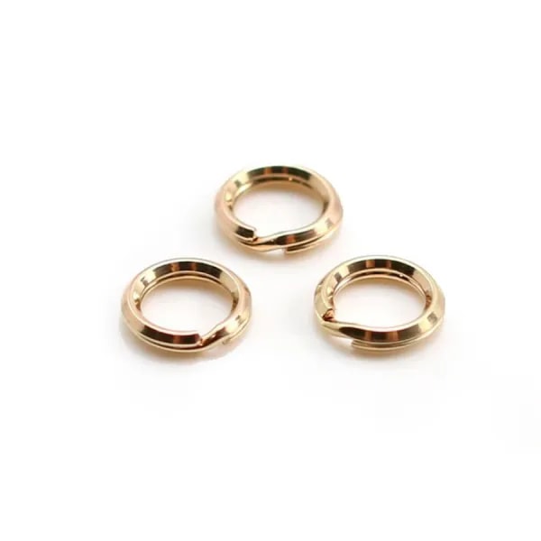 Anneaux ressort 5.2mm Gold Filled 14 carats x 10pcs