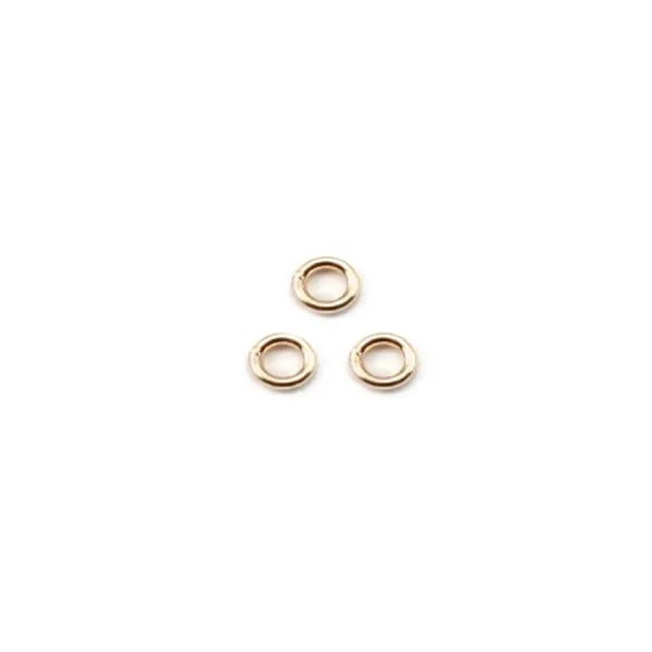 ANNEAUX SOUDE 0.64X3MM GOLD FILLED 14 CARAT 1.05G50pcs