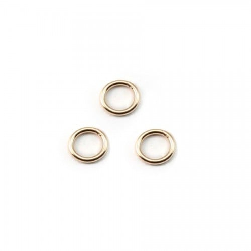 ANNEAUX SOUDE 0.76X5MM GOLD FILLED 14 CARAT 1.55G50PCS