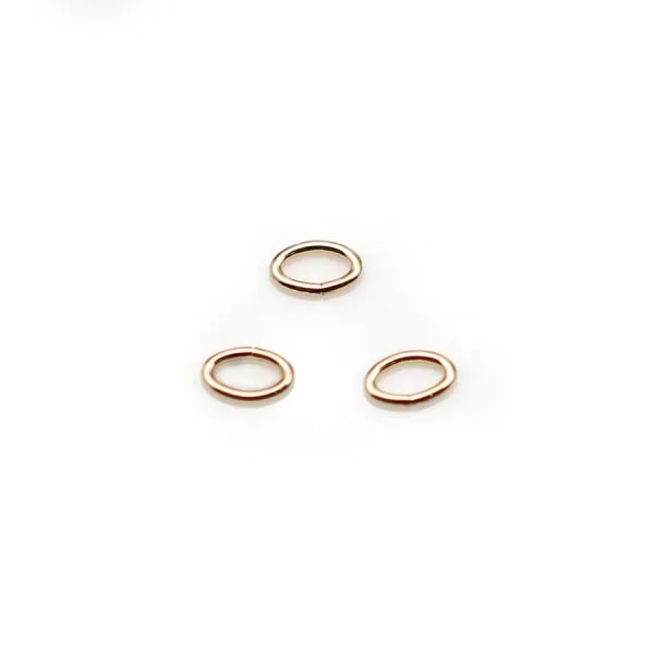 Anneau ouvert 0.64X3.0X4.6mm Gold Filled 14 carats x 10pcs