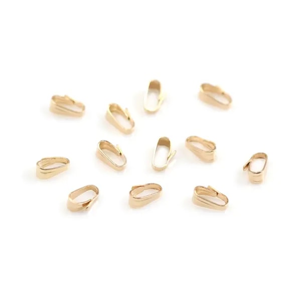 Bélière simple en gold filled de 14 quilates 2.2 x 5.3mm x 4pcs