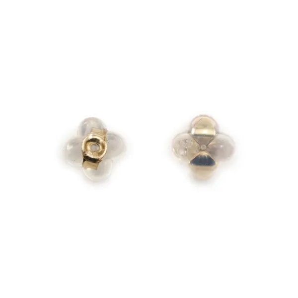 14k gold filled ear clutches 4.3x5.1mm x 4pcs