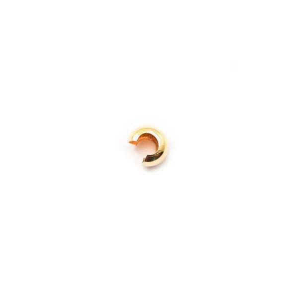 Cache nœud 3.0mm Gold filled 14 carat x 10pcs  