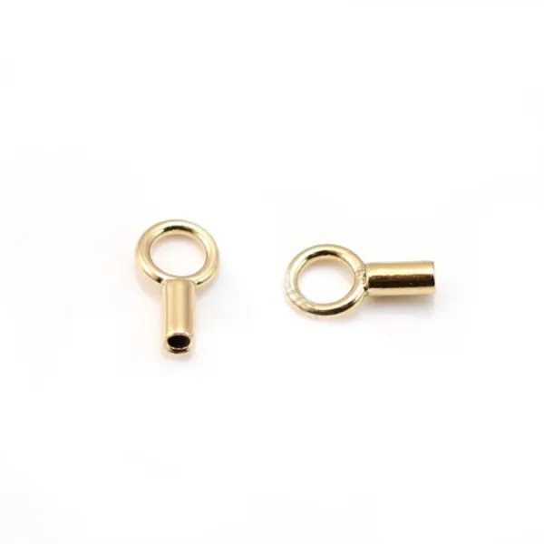 Embout pour fil 1.0mm gold filled 14 carat x 6pcs
