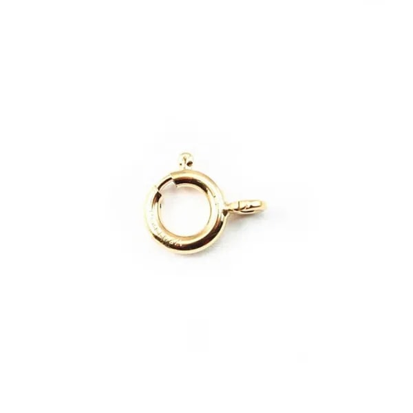 14K Gold filled 7mm Spring ring w/open x 1pc