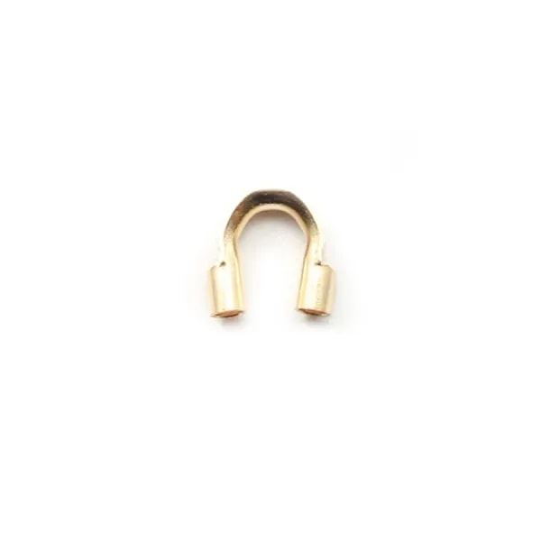14K Gold filled Cable thimble 0.45mm x 4 pcs