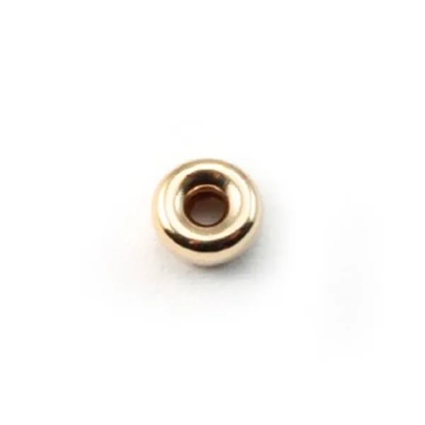 RONDELLE 5X1.4MM GOLD FILLED 14 CARAT 2.84G20PCS