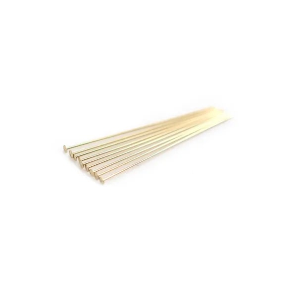 CLOU TETE PLAT 25X0.38MM GOLD FILLED 14 CARAT 2.8G100pcs