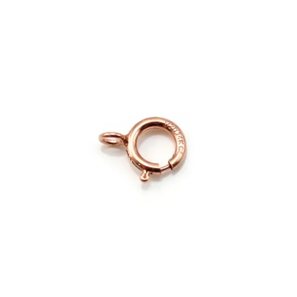 Fermoir à ressort en gold filled 14 carats rosé 5.5mm x 1pc
