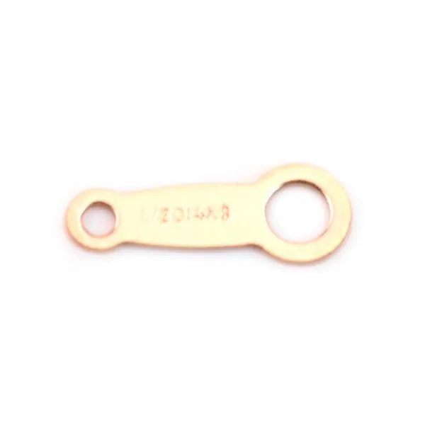 Gold filled rosé 14 carats attache fermoir 3x8mm x 10pcs