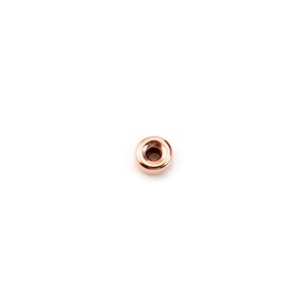 Gold filled rosé 14k rondelle 3mm x 5pcs