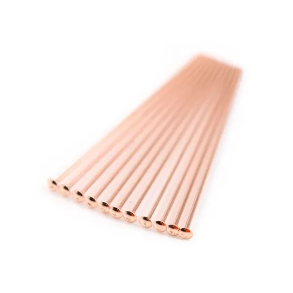 Gold filled rosé 14 carats clou tête à plat  0.5x25mm x 10pcs