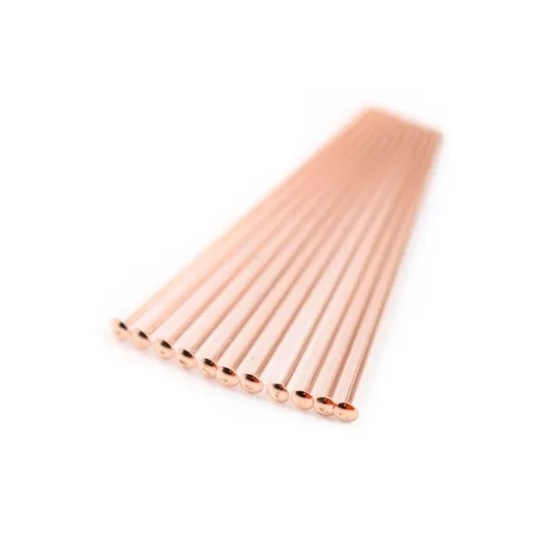 Gold filled rosé 14 carats clou tête à plat  0.5x25mm x 10pcs