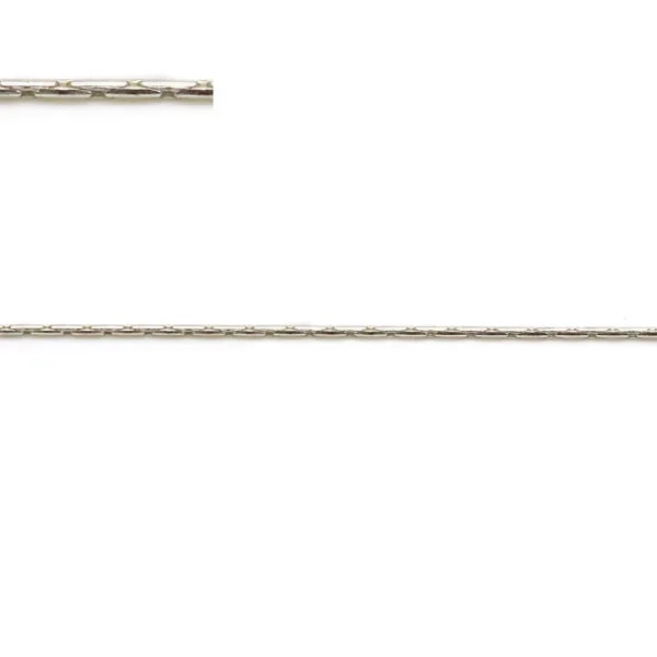 Chaîne argent 925 serpentine 0.5mm x  50 cm