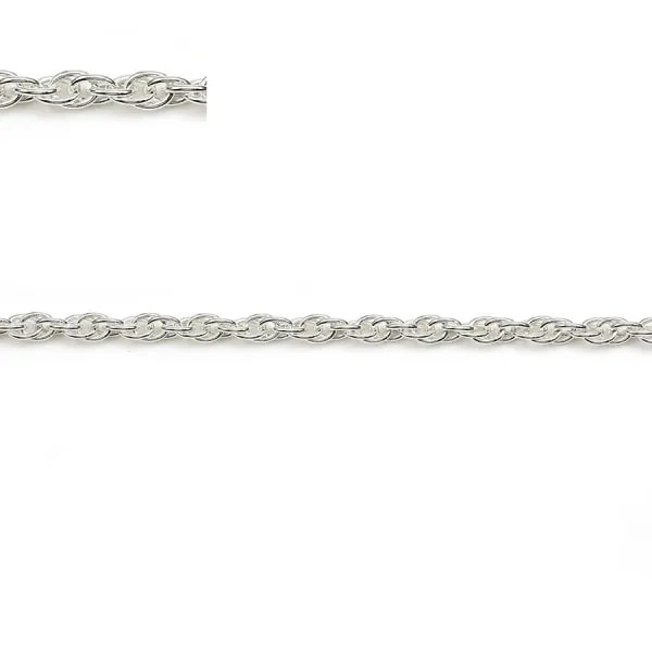 Chaîne argent 925 double ovale 2.0mm x50cm