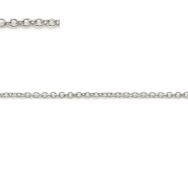 Chaîne agent 925 maille ovale 1.3x1.6x0.35mm x 50cm