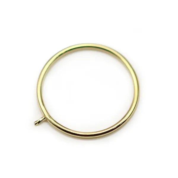 Bague en gold filled 14 carats, avec une tige de 0.6mm x 1pc
