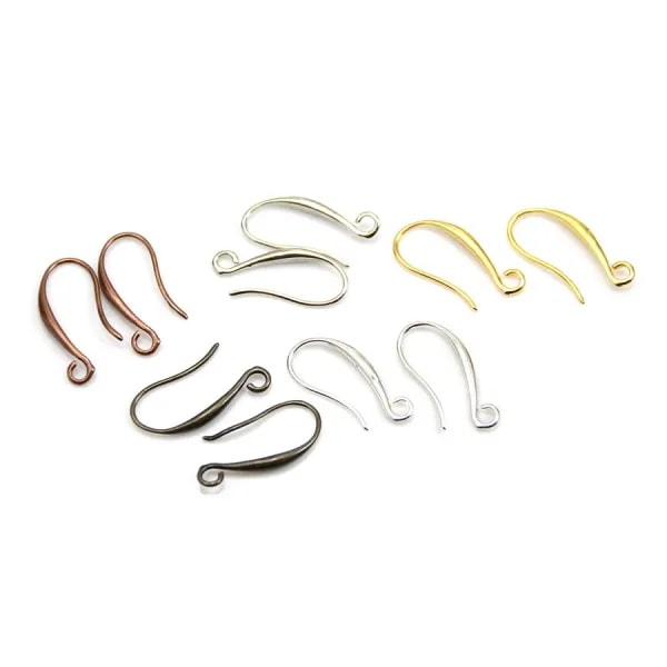 Crochets d'oreilles, disponible en différentes couleurs, 9 * 21mm x 20pcs