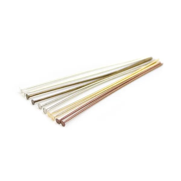 Clou en métal, avec en finition une "tête" plate, 0.6 * 40mm x 200pcs