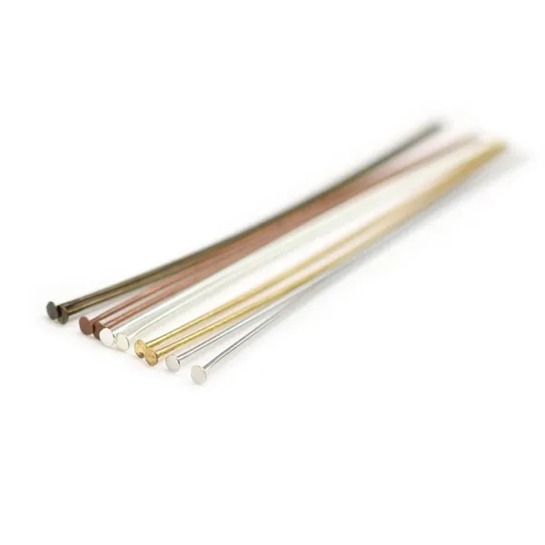 Clou en métal, avec en finition une "tête" plate, 0.6 * 50mm x 200pcs