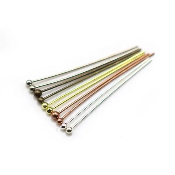 Clou tête boule ronde 0.6x30mm x 200pcs