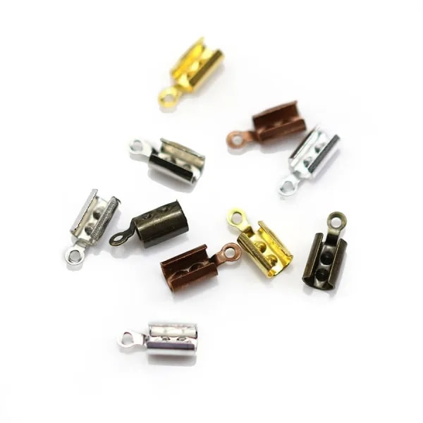 Pince lacet pour cordon 3mm en métal x 20pcs 