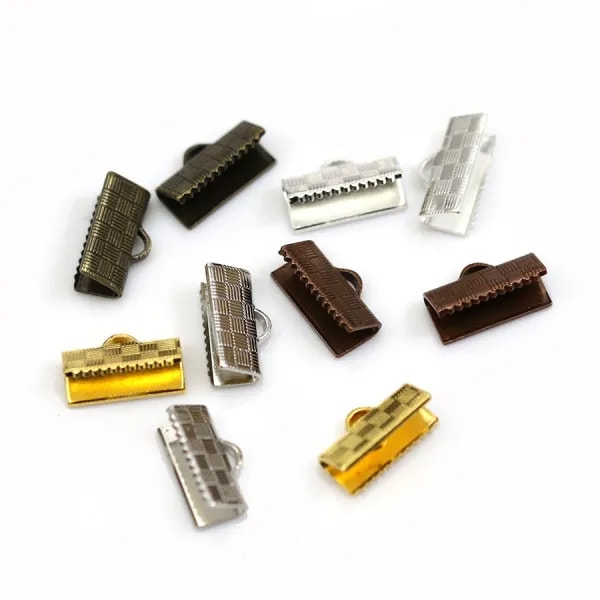 Embouts griffes à serrer décorés 13mm x 20pcs