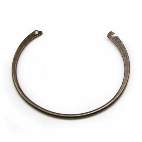 Jonc flexible, de couleur laiton, 64mm x 1pc