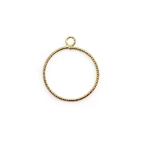 Breloque en forme ronde 1.0x18mm x 4pcs