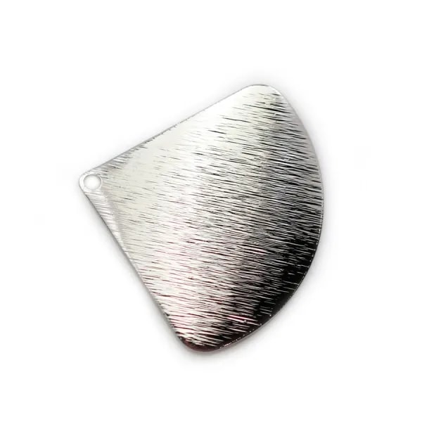 Breloque de forme ventail 0.8* 26x29  x 1pc