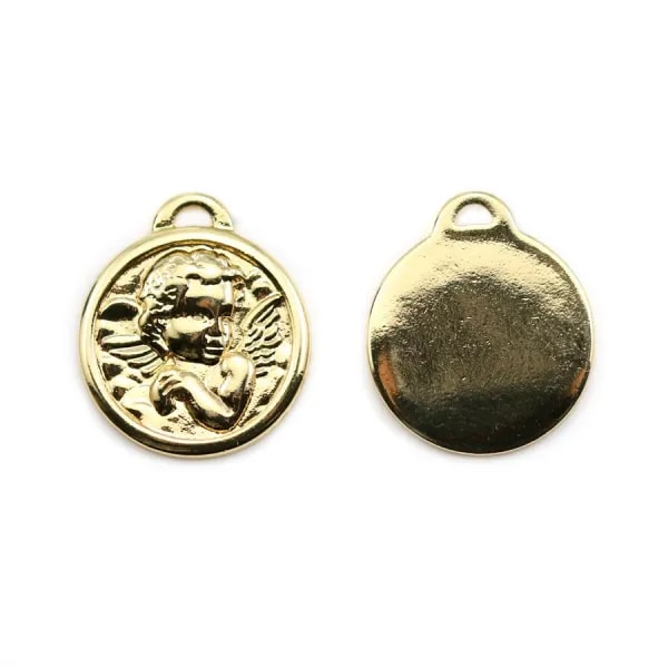 Pendentif médaille ange 