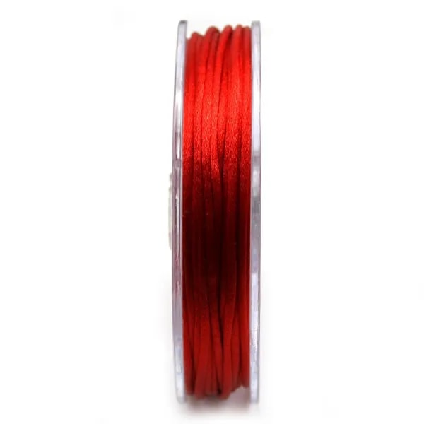 Cordon queue de rat rouge 2mm x 25m